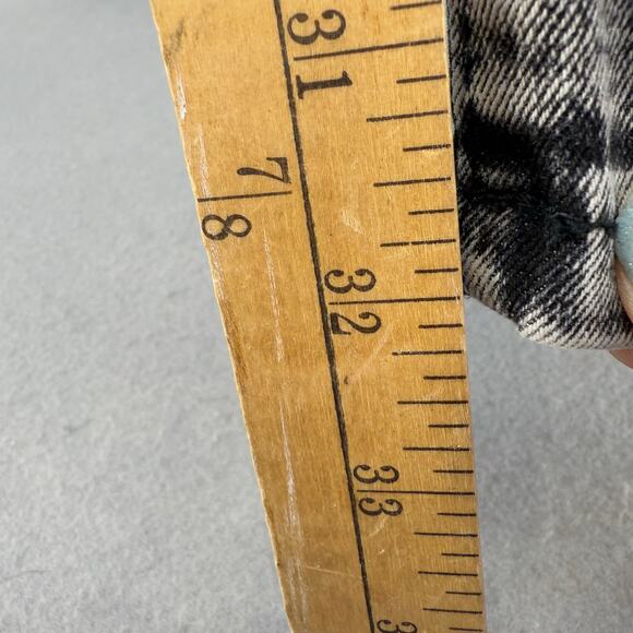 CR24 Jeans Women's 34 (18) Black Chrome Edge Acid Wash Distressed Tapered Leg - Picture 13 of 14